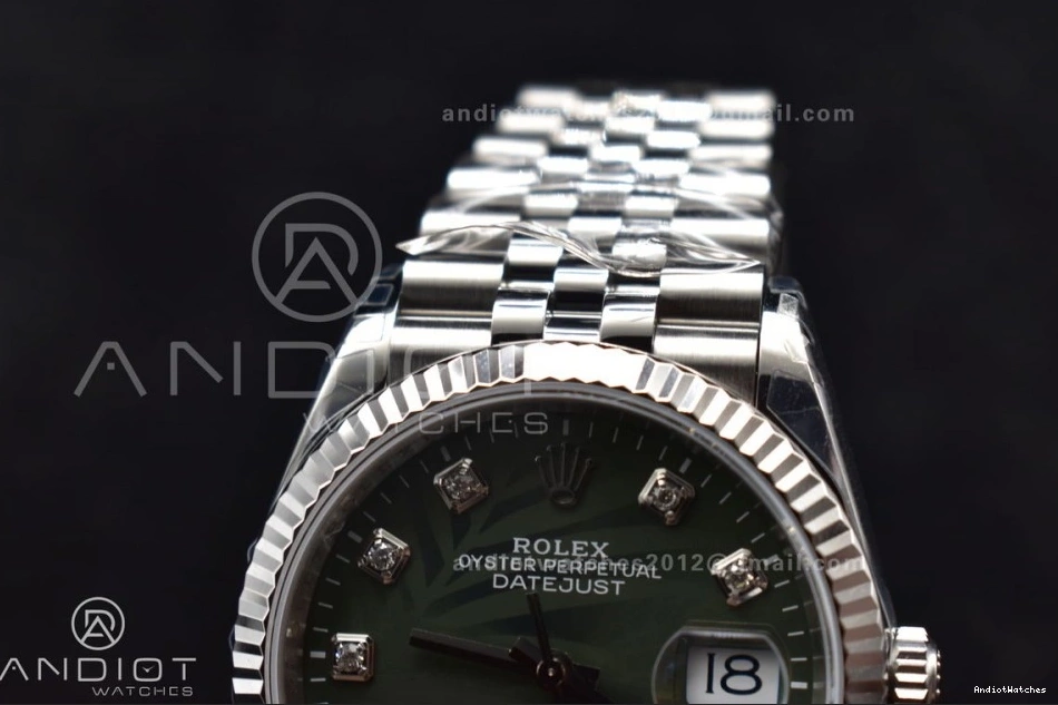 573 DateJust On VSF Steel Dial Diamond VS Timeless Jubilee Edition 904L Bracelet 1:1 SS 126234 Best 36 Green 0925